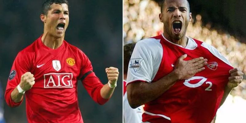 Sự nghiệp thi đấu vang dội của hai cái tên Ronaldo vs Thierry Henry